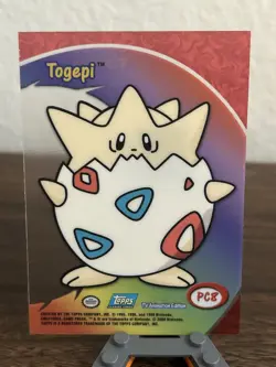 Topps Togepi PC8 TV Animation Edition Regular English Pokemon TCG Card - Image 2