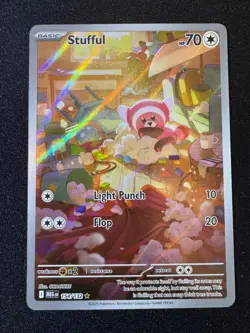 Stufful Illustration Rare ME01: Mega Evolution 154/132 Pokemon - Image 1