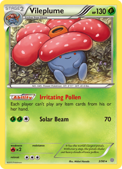 Vileplume 3/98 Ancient Origins Rare NM 2015 Reverse Holo - Image 2