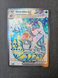 Gyarados ex 225/198 Ultra Rare Full Art Tera - Scarlet & Violet SVI Pokemon NM - Image 1