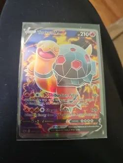 Torkoal V Ultra Rare Full Art 188/202 Sword & Shield Holo Pokemon TCG - Image 1