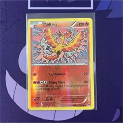 Pokemon Moltres Reverse Holo Rare 9/124 Fates Collide 120 HP - Image 1