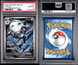 2025 Steelix 150/132 IR Pokemon Mega Evolution PSA 10 - Image 1