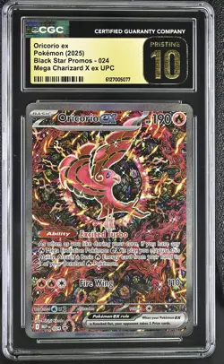 Oricorio ex 2025 Pokemon Black Star Promos CGC Pristine 10 #024 - Image 1