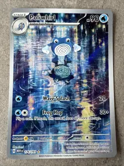 Pokemon Poliwhirl Illustration Rare Holo 176/165 SV151 - Image 1
