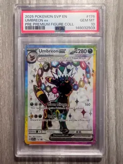 Pokemon TCG Premium Figure Collection Umbreon & Espeon sequential PSA 10's - Image 3