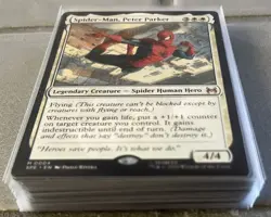 MTG Magic: The Gathering Spider-Man 30 Card White Welcome Deck SDCC Exclusive - Image 1