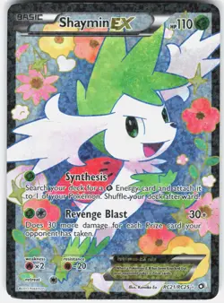 Pokemon Shaymin EX (Full Art) RC21/RC25 Holo Legendary Treasures: RC LP - Image 1