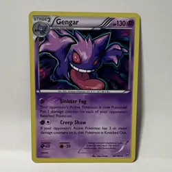 Pokemon TCG Gengar 60/162 Breakthrough Holo Rare English 2015 Stage 2 130 HP - Image 1