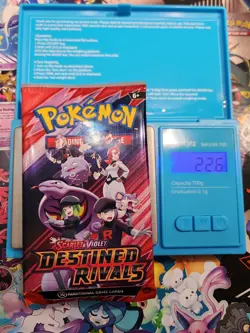 (VERY HEAVY) 22.6g Pokemon TCG Destined Rivals Booster Pack (SEALED)✅ - Image 1
