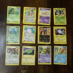 Vintage Pokemon E Reader Lot 12 Abra 46/144 Played Condition Varies - Image 1
