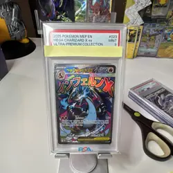 Mega Charizard X ex PSA 9 Me: Mega Evolution Promo EN Holo #023 - Image 1