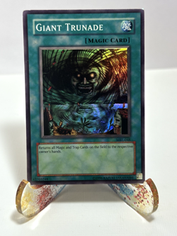 YuGiOh! Giant Trunade MRL-048 Unlimited Super Rare LP - Image 1