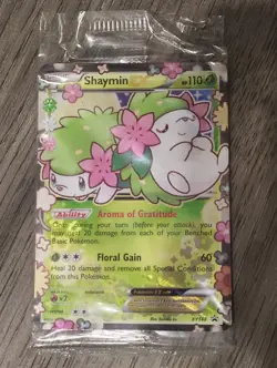 Pokemon TCG Shaymin EX XY148 Holo Black Star Promo Card Sealed - Image 1