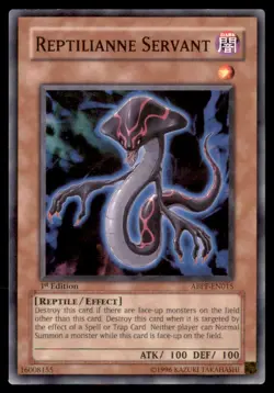 Yu Gi Oh! Reptilianne Servant ABPF EN015 Absolute Powerforce 1st Edition Regular - Image 1