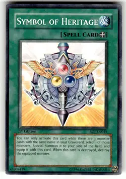 Symbol Of Heritage - 1st Edition SOI-EN043 - NM - YuGiOh - Image 1