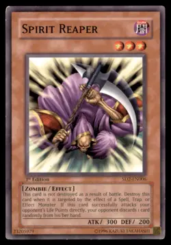 Yu Gi Oh! SPIRIT REAPER SD2 EN006 SD2 1st Edition Regular - Image 1