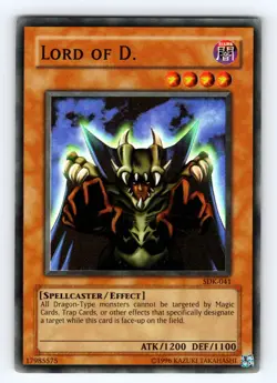 Yugioh Lord of D. SDK-041 Super Rare - VLP-NM 💎 - Image 1