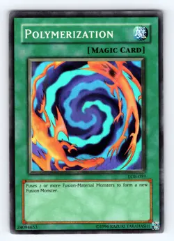 Yugioh Polymerization LOB-059 Super Rare - LP-NM 💎 - Image 1
