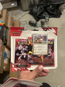 Pokemon Cards - S&V: Destined Rivals - KANGASKHAN BLISTER PACK (3 Boosters+) - Image 1
