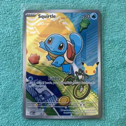 Pokemon TCG Squirtle 039 First Partner Illustration Series 1 Full Art Holo Card - Image 1