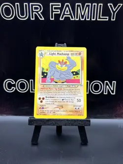 Light Machamp 25/105 Rare Pokemon Card WOTC Neo Destiny Vintage Regular 2000 LP - Image 1