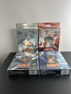 Brand New Naruto Curse Of The Sand Set Of 4 Decks For Card Game CCG TCG Sealed - Image 2