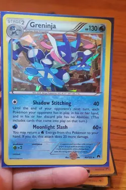 Greninja 40/122 - XY Breakpoint - Holo Rare - Mint - Pokemon TCG Card - Image 1