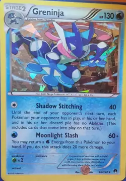 Greninja 40/122 - XY Breakpoint - Holo Rare - Mint - Pokemon TCG Card - Image 2