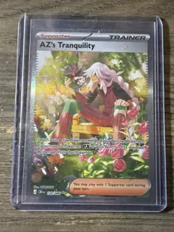 AZ’s Tranquility Trainer Card Full Art Ultra Rare Chaos Rising Set - Image 1