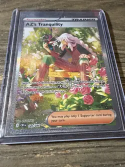 AZ’s Tranquility Trainer Card Full Art Ultra Rare Chaos Rising Set - Image 2
