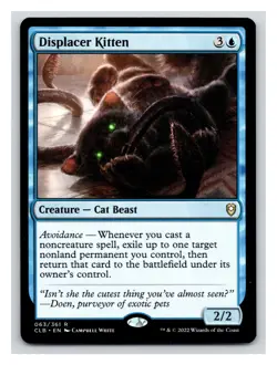 Displacer Kitten, Commander Legends Baldur's Gate, Magic MTG NM - Image 1