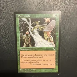Wizards of the Coast Earthcraft Green Rare Enchantment Tempest Regular - Image 1