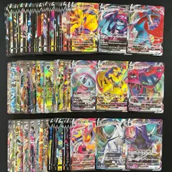 100 ex V Vmax RR RRR Holo Full Arts Lot Set Pokemon Japanese Cards T668 - Image 1