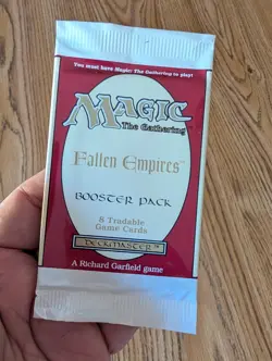 MAGIC THE GATHERING Lot of Six (6) FALLEN EMPIRES Factory Sealed Booster Packs - Image 3