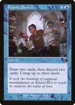 MTG Frantic Search ** Dominaria Remastered ** English - Image 1