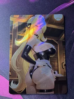 Cynthia Pokemon ACG Goddess Story Waifu Anime Custom Holo Foil Card - Image 1