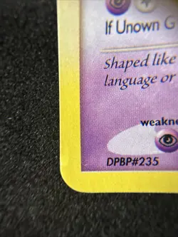 Pokemon TCG - Unown [G] - 57/106 - Great Encounters - Uncommon (2008) - Image 2