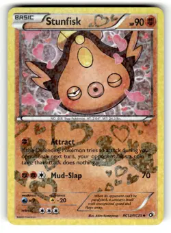 Stunfisk RC12/RC25 Legendary Treasures: Radiant Collection Holo Pokemon LP - Image 1