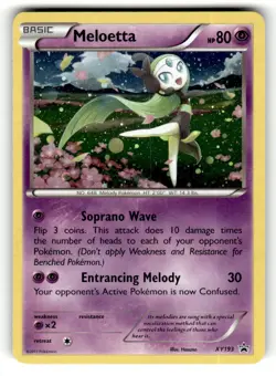 Meloetta XY193 Promo XY Promo Holo Pokemon Lightly Played - Image 1