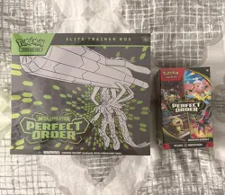 Pokemon Perfect Order ETB and Booster Bundle Set Factory Sealed - Image 1