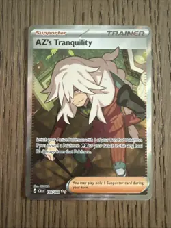 2026 Pokemon Mega Evolution Chaos Rising Trainer AZ’s Tranquility 106/086 NM - Image 1