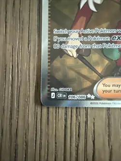2026 Pokemon Mega Evolution Chaos Rising Trainer AZ’s Tranquility 106/086 NM - Image 3