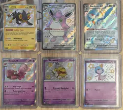 Pokemon Paldean Fates - Card Lot Of 6 - Baby Shines and EX - Image 1