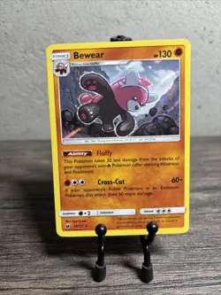 Bewear 56/111 Sm-Crimson Invasion Holo-Vintage-Pokemon TCG-Fast Shipping-LP!! - Image 1