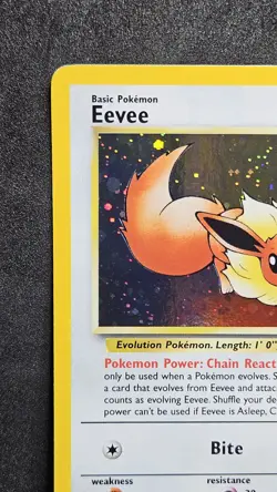 Pokemon Eevee Black Star Promo #11 Holo - W/ Mouth Swirl LP - Image 3