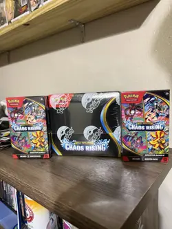 Pokemon TCG Chaos Rising X2 Booster bundle And X1 Booster box SEALED NEW - Image 1