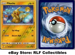 2019 Pokemon, S&M Unified Minds, #56/236 Pikachu, Reverse Holo Common - Image 1