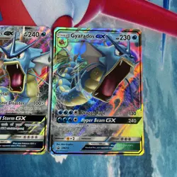 Pokemon TCG | Gyarados GX Crimson Invasion 18/111 & Hidden Fates SM212 X2 Bundle - Image 3