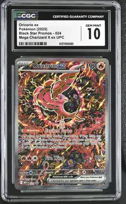 Oricorio ex 2025 Pokemon Black Star Promos CGC 10 #024 - Image 1
